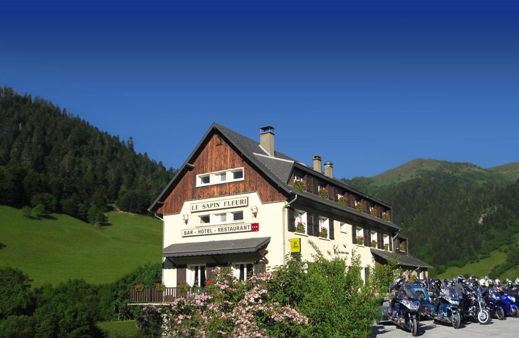 Hotel - Restaurant - Bar - Le Sapin Fleuri Bourg d'Oueil Bagian luar foto